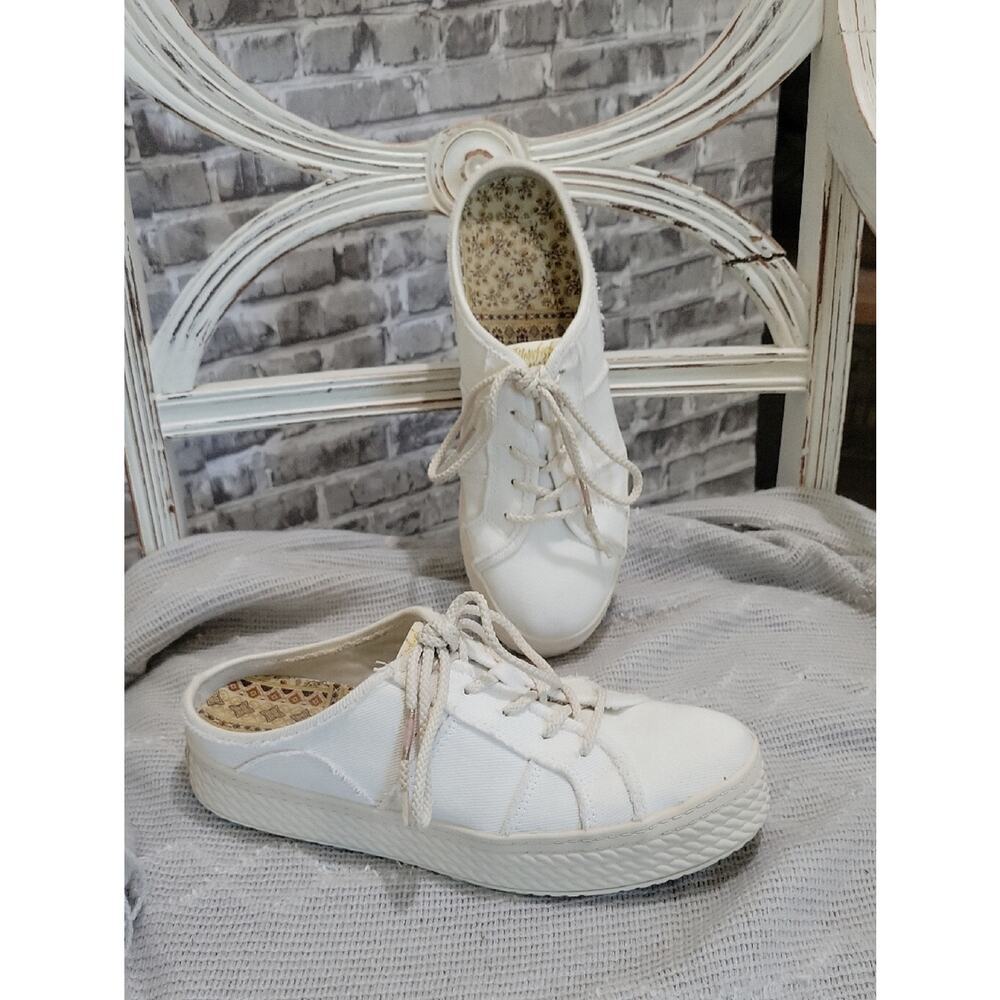 Blowfish Malibu Super Slide Mule Platform Sneakers Size 10, Boho Chic